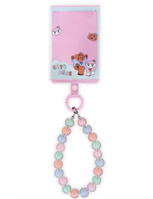 K-POP K-CULTURE FASHION ACCESSORIES Phone Tab Gift Set Featuring Iconic K-CHARACTER