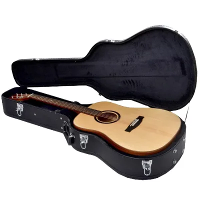 Glary Aluminum Guitar Case Silver Color Heavy-Duty Portable Lock Closure Custom Accepted