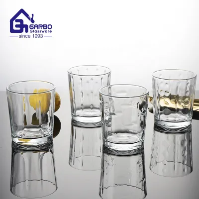 14oz Highball Glass with New Pattern Inner Engraved Design Tea Cup Water Tumbler for Home and Restaurant Wholesale Product