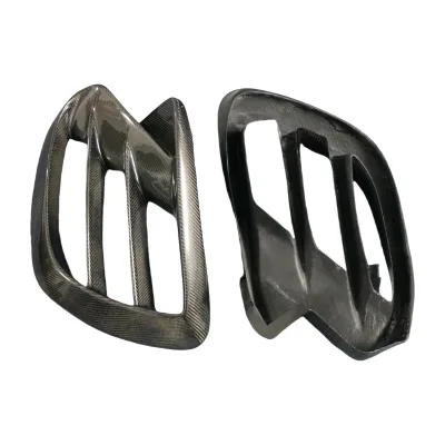 Carbon Fiber Fog Lamp Cover Trims B Style for Mercedes Benz GLE CLASS W167