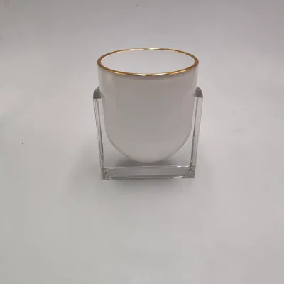U-Shape Glass Jar With Holder