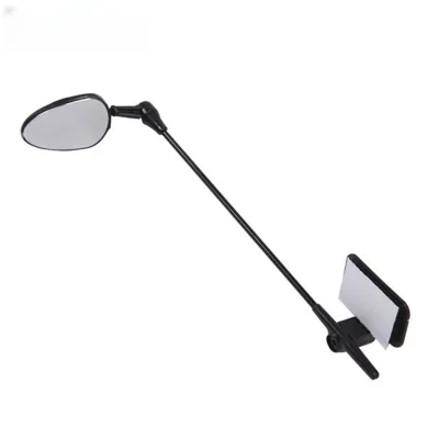 New Bicycle Helmet Rearview Mirror Mini Reflective Flat Mirror Multi-angle Adjustable Cycling Gear Accessories for MTB