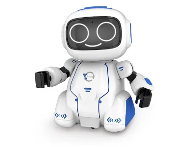 Singing and Dancing, Voice Dialogue, and Remote Control Robot with Inductive Wiring