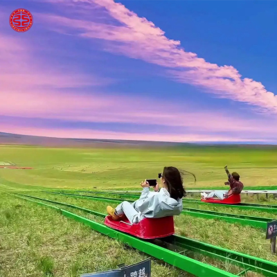 Unique Tourist Attraction Park Attracts Customers Internet Celebrity Slide Grass for Sale