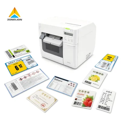 High Definition Light Duty Desktop Full Color Printing Machine for 3520 Inkjet Label Printer