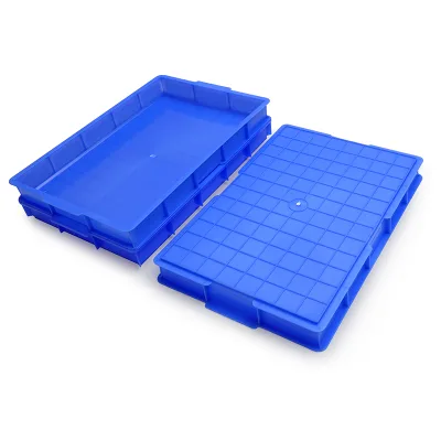 Glass Lens Drying Tray Food Drying Tray Mealworm Culture Stackable PP Recyclable Plastic Crate Workshop square Tray Manufacturer