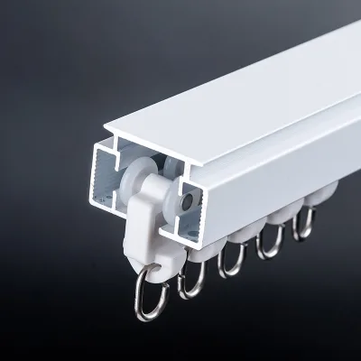 Single Rail Home Automation Electric Track Curtain Motor Rail