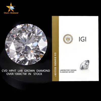 Custom Cut 2CT IGI Certified Loose Lab Grown Brilliant D Color Diamonds StarsDiamond China Hubei for Jewelry Making Wholesale