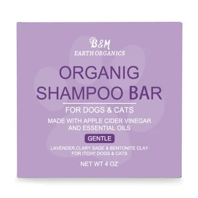 Gentle All Natural Dog Shampoo for Dry Coat for Sensitive Skin Bar Shampoo for Dogs Organic Dog Shampoo Sensitive Skin Lavender