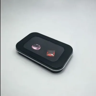 "Jewelry Container Reversible Diamond Storage Box for Large Gemstones Display"