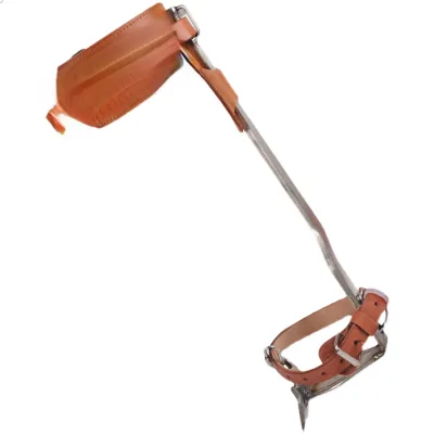 Steel Tree Climber Set with Non-Slip Pedals Hot Stick Ankle Straps & Climbing Spikes