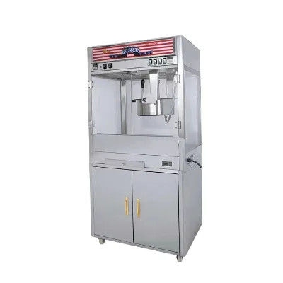 Industrial Popcorn Machine Cinema Commercial Amusement Park Popcorn Making Machine With Cabinet for Movie Theater