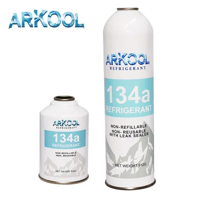 CE DOT R134a Refrigerant Gas High Purity R134 HFC Automotive Refrigerant Gas R134a Wholesale Price Real Factory Direct Supply