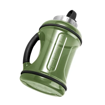 Factory Direct Supply 2700ml Square Sports Water Bottle BPA Free Gym Workout with Phone Holder Magnet