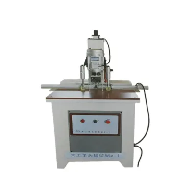 Single-Head Hinge Boring Machine, Woodworking Hole Drilling Machine for Panel Furniture, Vertical Drill for Wardrobe Door