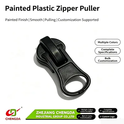 Plastic Zipper Pull Spray Paint Finish Multiple Base Housing