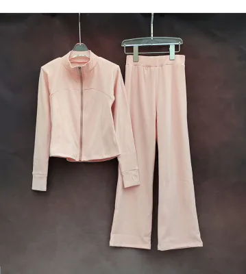 2025 612 Wholesale New Coming 4 Colors De Rong Thermal Children's Long Sleeved Stand Collar Yoga Jacket Ballet Dance Outfit