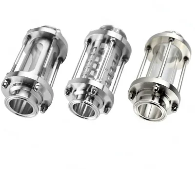 304 Material Stainless Steel Tube Mirror with Protective Cover
