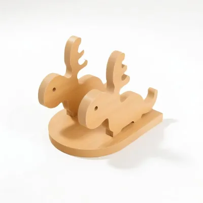 Natural Wooden Phone Stand Portable Cell Phone Holder for Desk Home Office Accessories