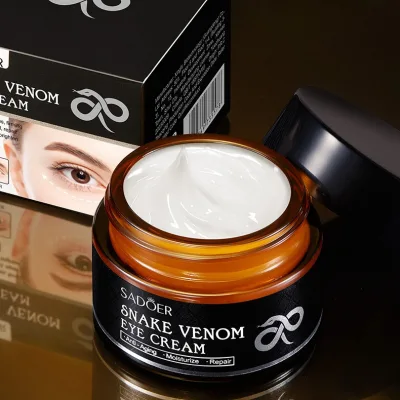 Snake Venom Peptide Anti Aging Nourish Eyes Cream Reduce Dark Circles Relieve Puffiness Brighten Eye Cream