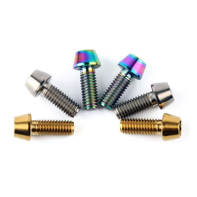 Torx Head Hex Bolt Screws Motorcycles Gr5 Titanium Alloy Bolt Titanium Bolts M5