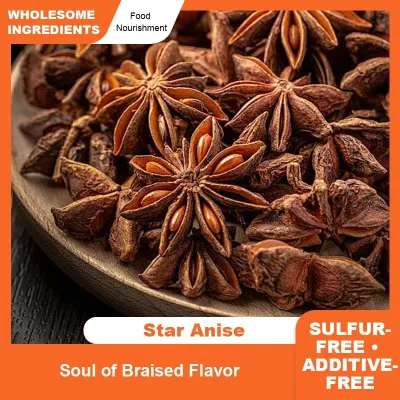 Premium Dried Red Star Anise Pure Natural Spice Bulk Price for Restaurant Use