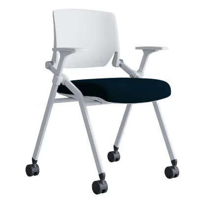 China Custom Made Space-Saving Folding Mesh Chair with Breathable High Rebound Sponge for Office School Students