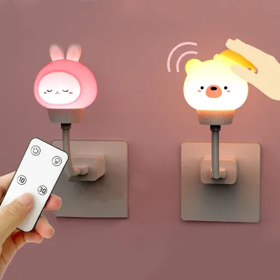New LED USB Style Small LED Desk Lamp Night Lights Bedroom Baby Room Decoration Kids Night Light With Remote