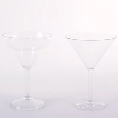PC Plastic Martini Glass Cup for Hotel & Restaurant Use
