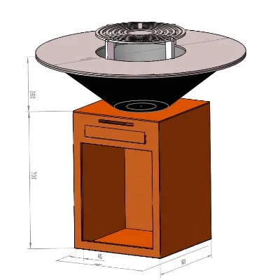 Barbecue Grill Designs Cast Iron Fireplace Fire Pit