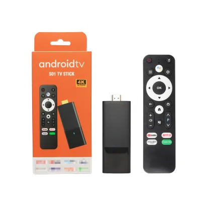 Android 13 TV Stick 2GB RAM 16GB ROM Mini WiFi6 BT5.0 Voice Remote 4K Media Player Smart TV Stick