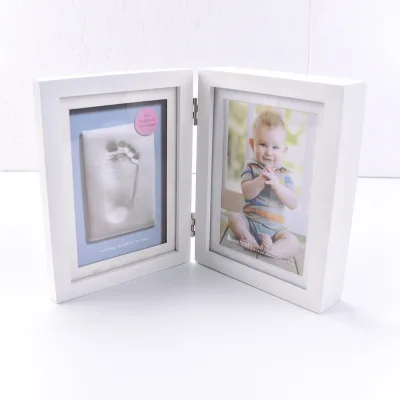 100 Days Baby Photo Wooden Frame Eco Friendly Newborn Keepsake with Rounded Corners  Safe Display for First Milestone