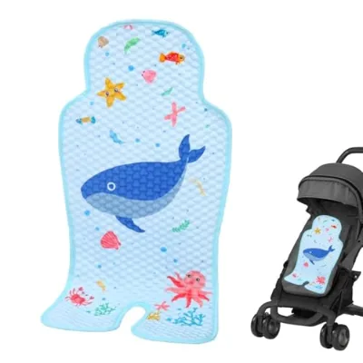 Car Seat Baby Cooling Pad for Summer Breathable Stroller Cooler Pad Multifunctional Carseat Cooling Mat for Baby Child