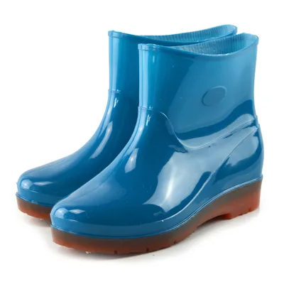Fashion Women Short Waterproof Ladies Boots Rainy Season Products Women Shoes Women's Non-slip Shoes Boots