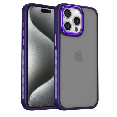 Wholesale Anti-Slip Clear Phone Case Multi-Color Plating Shockproof Mobile Phone Case