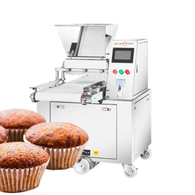 Bakery Equipment High Volume Automatic 35 Liter Hopper Cake Depositor for Sponge Cakes, Puffs, Éclair, Sheet Cake