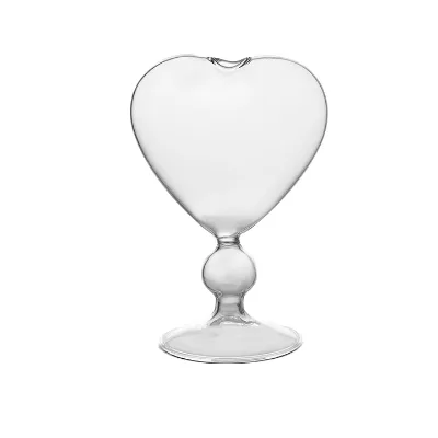 Heart-Shaped Cocktail Glass, Elegant for Cocktails, Mocktails. Perfect for Valentine's Day, Parties, and Special Occasions