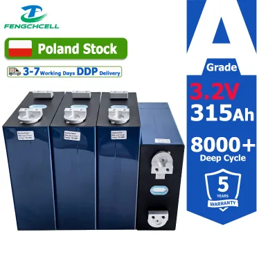 Poland Stock 3.2V 315Ah 280Ah Prismatic Battery LiFePo4 Include Tax/VAT DDP Rechargeable 8000 Cycle Grade A+ LiFePo4 Cells