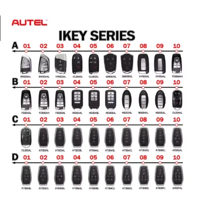 AUTEL MAXIIM IKEY Universal 4-Button Smart Key for Bmw/Chrysler/Cadillac// More 700models KM100 KM100E IM508 IM608
