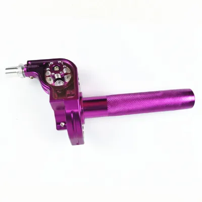 WANOU Universal Modified CNC Aluminum Alloy Motorcycle Throttle Handle Grip