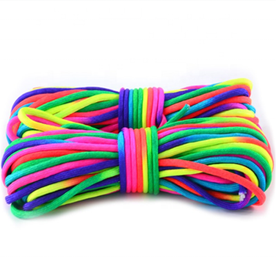 Top Performance Customized Package and Size Nylon/ Polyester/ pp Braided rainbow Rope Exercise Rope