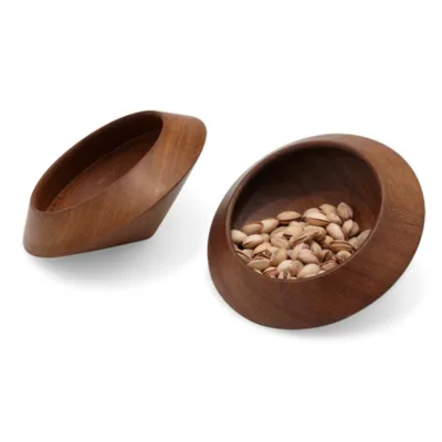 Interactive Wooden Fruit Bowl Luxury Home Decor Wood Fruit Bowl