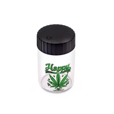 Premium Classic Eco-Friendly Plastic Round Storage Box for Smoking Convenient Cigarette Case