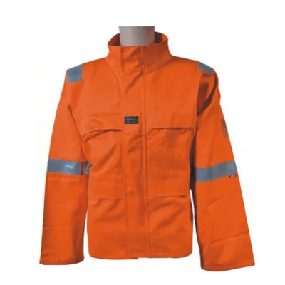 Custom Modacrylic Workwear Flame Retardant Jacket FR Winter Jacket for Worker