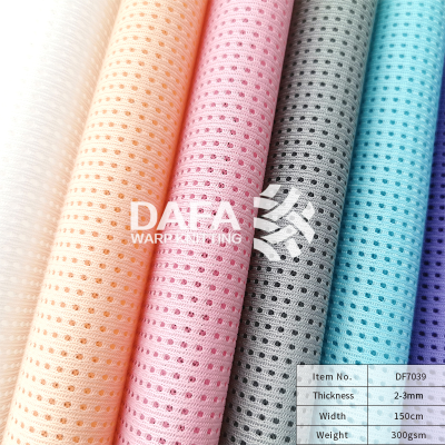 Comfortable 100% Polyester 3D Mesh Fabric Breathable Net Cloth for Home Textiles for Air Mesh Bedding and Cushions