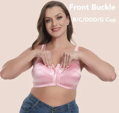 Front Closure Plus Size Bra for Women DDD Cup