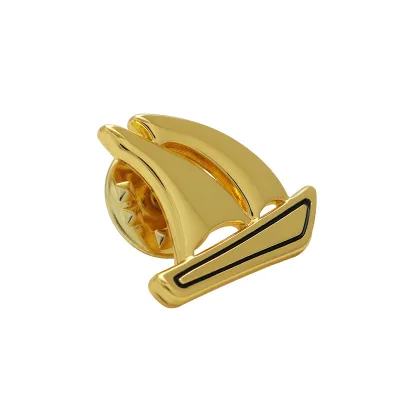 High-Grade Eco-Friendly Zinc Alloy Formal Dress Hanging Accessories Luxury Leaf Shape Corsage Pin Cufflinks