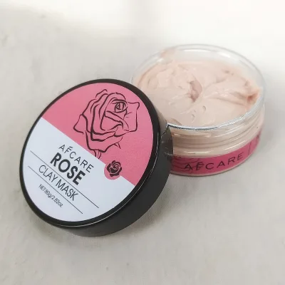 Korean Herbal Anti-Wrinkle Moisturizing Firming Volcanic Mud Rose Vitamin C Kaolin Clay Dry Nose Hand Face Mask Sulfate-free