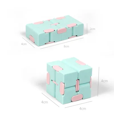 Infinity Cube Fidget Toy for Adults-Stress Relief Smooth Deformation Flip Design OEM Customization Support