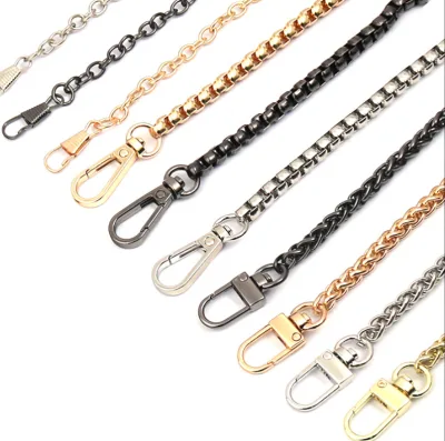 New Arrivals Single Shoulder Snake Bone Chain Handbag Strap Custom Zinc Alloy Chain 1.2m